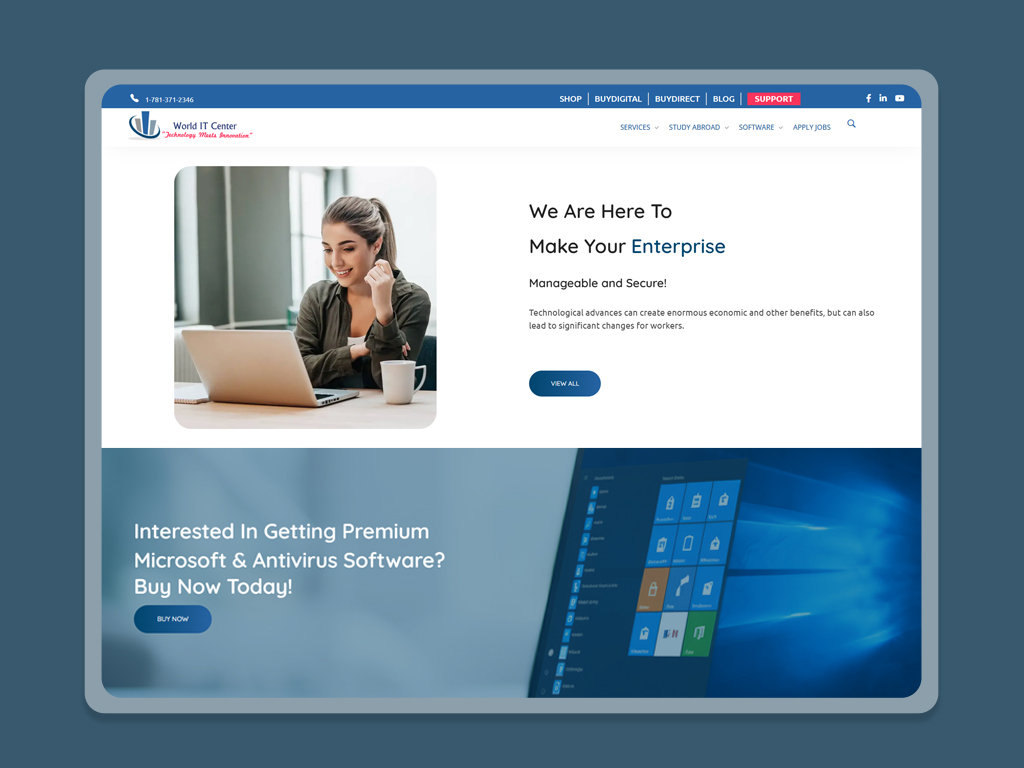 World IT Center Website