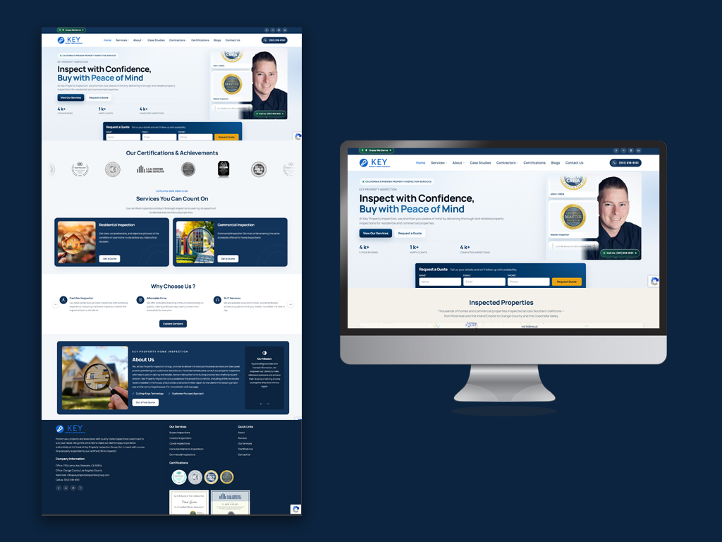 Key Property Inspection Website