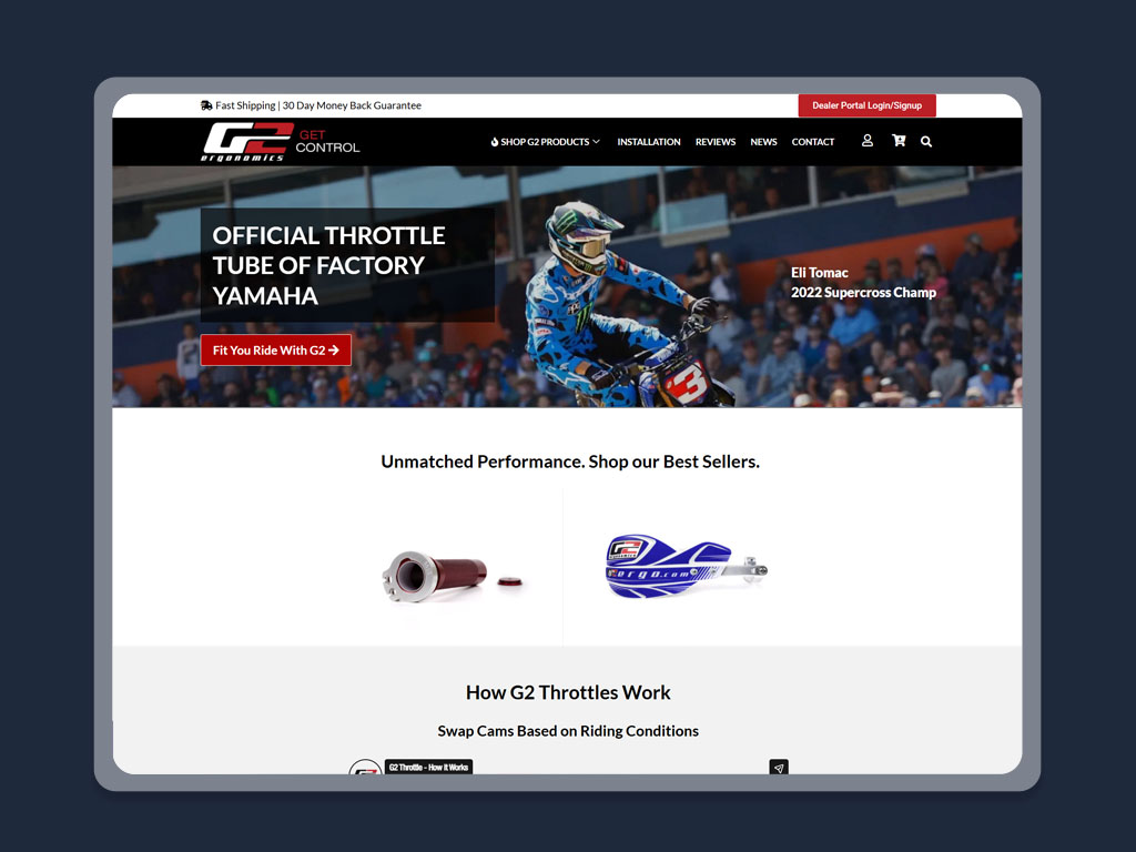 G2 Ergo Website — screen 2