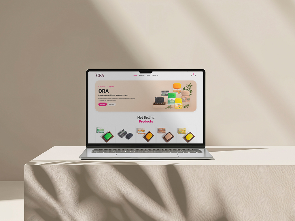 ORA Website — screen 2