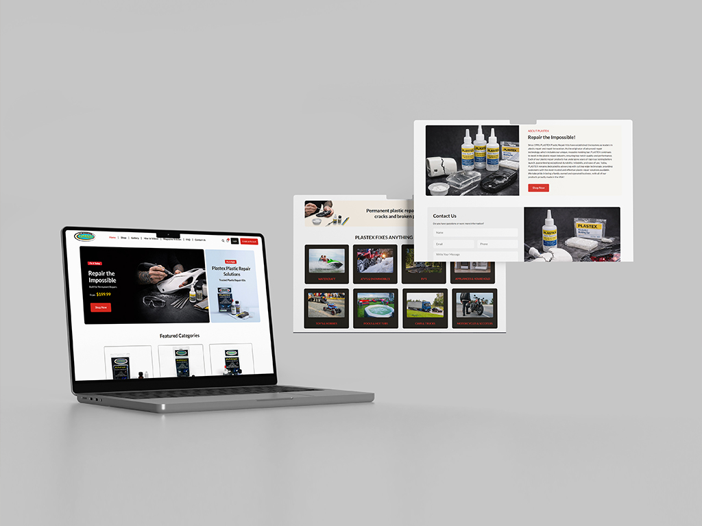 Plastex Website — screen 2