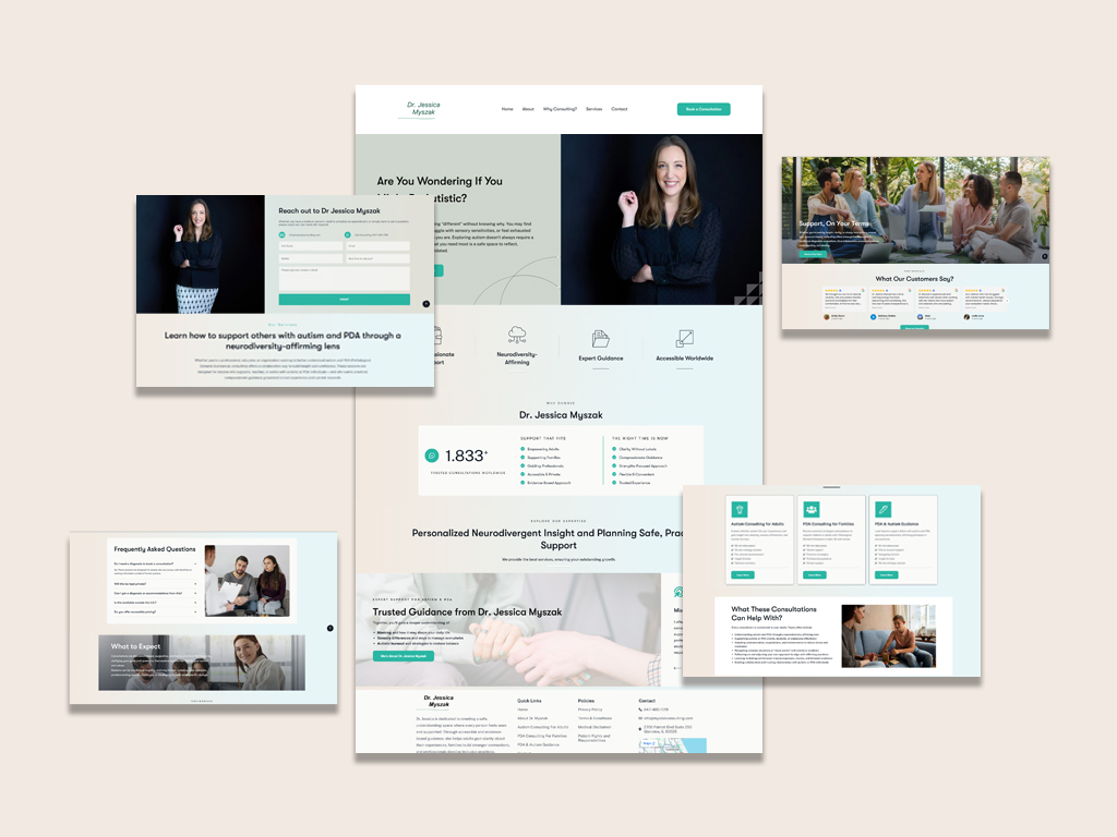 Dr. Jessica Website — screen 2