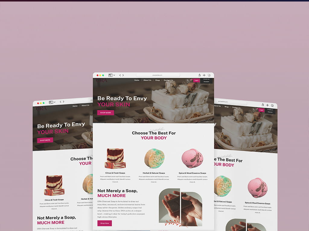 ORA Website — screen 3