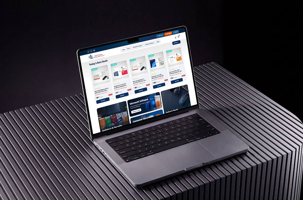 Shop World IT Website — screen 3