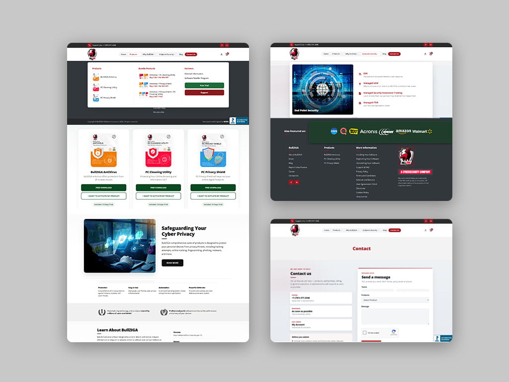 BullZIGA Website — screen 3