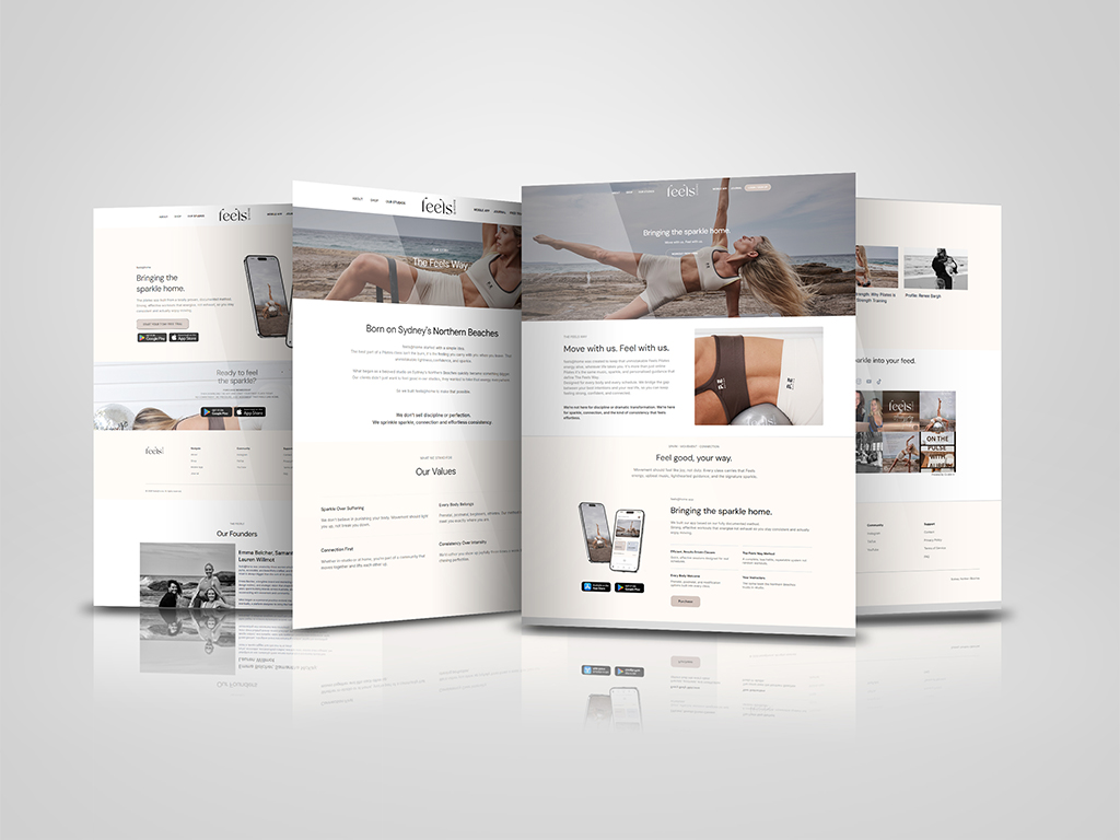 Feels at Home Website — screen 3