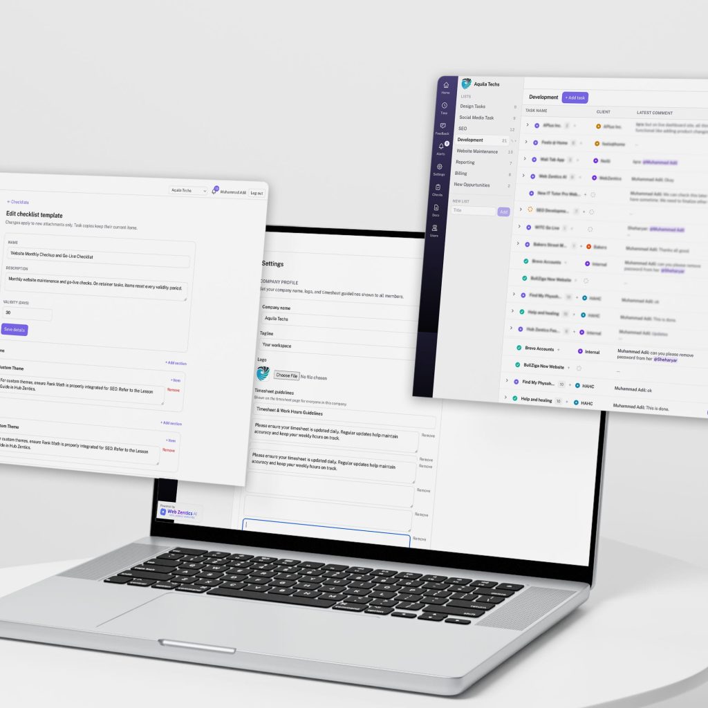 Hub Project Management Platform — screen 7