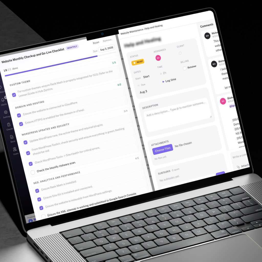 Hub Project Management Platform — screen 8