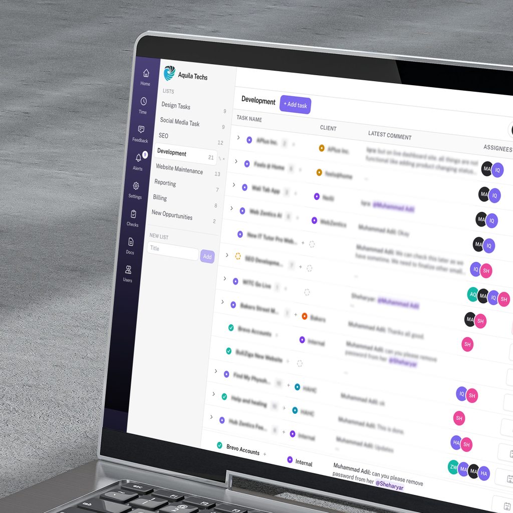 Hub Project Management Platform — screen 19
