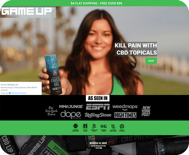 Game up project of web development